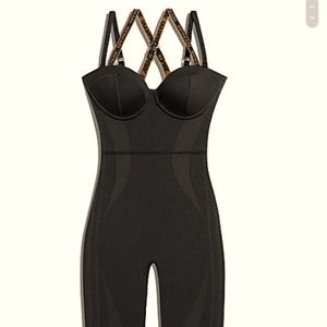 IVY PARK X ADIDAS Knit Bodysuit Catsuit Black Sz S By Beyonce with matching mask